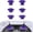 Purple, variant on eXtremeRate EDGE Sticks Swappable Thumbsticks for PS5 Controller, Custom Purple Replacement Interchangeable Analog Stick Joystick for PS5, for PS4 All Model Controllers Universal - WITHOUT Controller