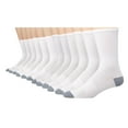 thumbnail image 4 of Hanes Men's X-Temp Active Cool Lightweight Crew Socks, 12-pack, 4 of 6