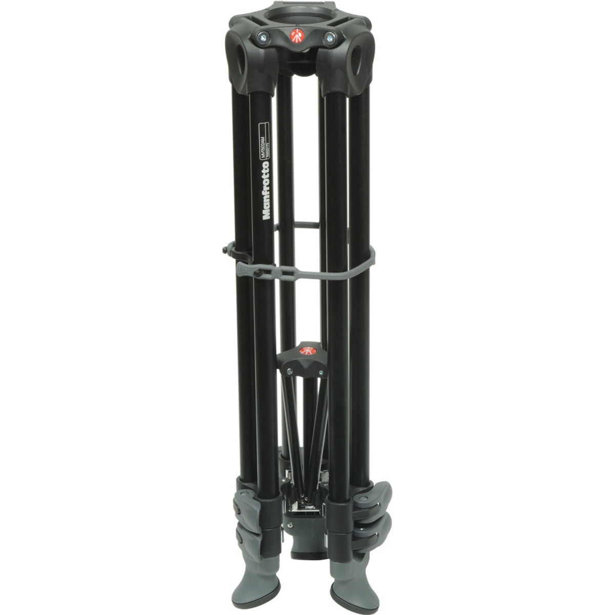 Manfrotto 3-Section Aluminum Telescopic Twin Leg Video Tripod with Mid-Level Spreader