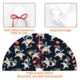 thumbnail image 4 of Yiaed Cartoon Sharks Print Christmas Tree Skirt , Tree SkirtsTree Mat for Christmas Winter Holiday Indoor Decorations-30", 4 of 7