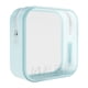 thumbnail image 1 of Bolso cosmético del silicón con los bolsos multiusos reutilizables portátiles del almacenamiento del artículo de tocador del maquillaje de la cremalle azul, 1 of 8