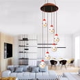 thumbnail image 1 of thinsony Solar Wind Chimes Light Color Changing Santa Ball Light Decorative Lamp, 1 of 3