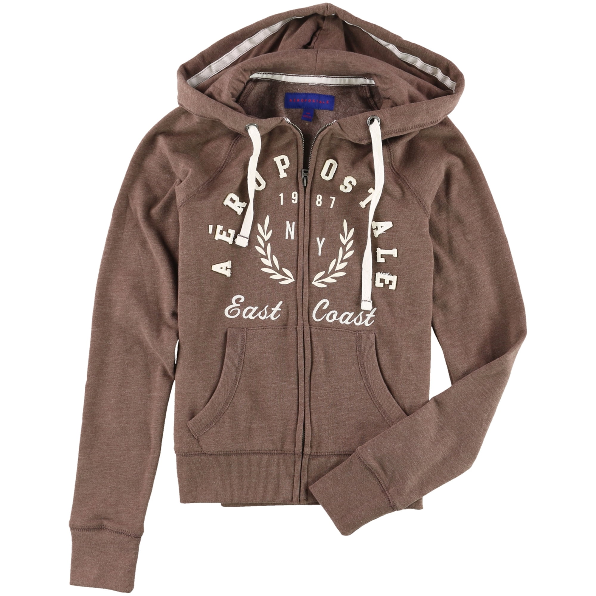 Aeropostale Womens Full Zip Hoodie Sweatshirt