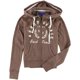 thumbnail image 1 of Sudadera con capucha Aeropostale Mujer Cremallera Completa Marrón XS, 1 of 2