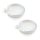 thumbnail image 2 of Comedero para pájaros, cuenco de agua transparente para pinzones, comedero para loros, dispensador de agua L, 2 of 9