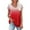 Red, variant on Womens Tops Dressy Gradient Short Sleeve V Neck Tunic Tops Elegant Pleated Summer Tops Dressy Blouses Casual V Neck Bohemian Blouses