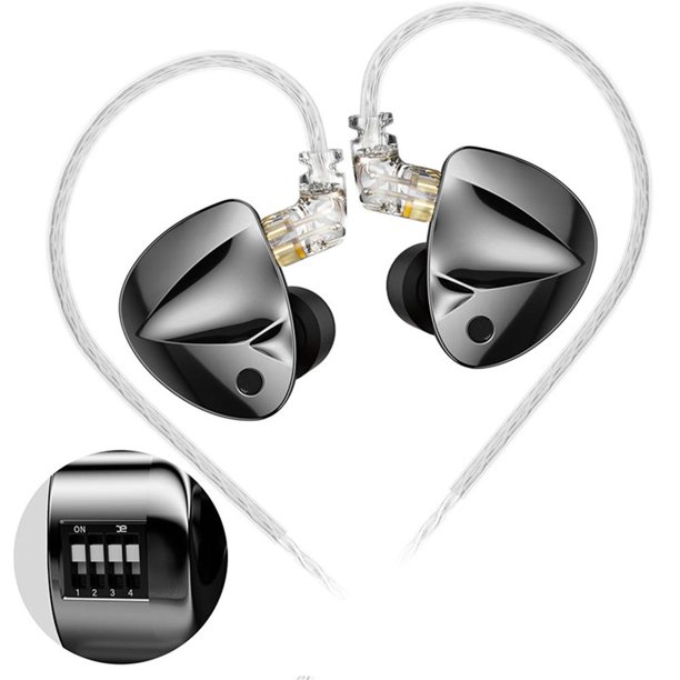 KZ D-Fi Auriculares Estéreo 3D Auriculares intrauditivos (Versión sintonizada sin micrófono) Ehuebsd Para estrenar
