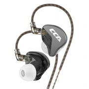 CCA CRA in Ear Monitors Headphones Ultra-Thin Diaphragm Dynamic Driver Super Bass Clear Sound Earbuds Wired IEM Earphones with Detachable Cable for Singer Musician DJ Stage Church