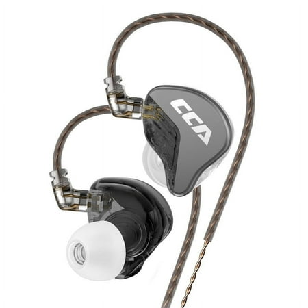 CCA CRA in Ear Monitors Headphones Ultra-Thin Diaphragm Dynamic Driver Super Bass Clear Sound Earbuds Wired IEM Earphones with Detachable Cable for Singer Musician DJ Stage Church