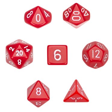 Wiz Dice 100+ Pack of Random D10 Polyhedral Dice in Multiple Colors