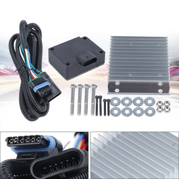 Miumaeov Fuel Pump Driver Module PMD and Relocation Kit Fit For Chevy GMC 6.5L Turbo Injection 12562836, 19209057