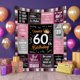 thumbnail image 2 of LHSHID 50th Birthday Gifts for Women Unique Happy Birthday Fleece Throw Blanket Funny 50 Years Old Birthday Decorations Gifts Best 50th Birthday Gfit Ideas for Mom Wife Sister Friends 50x60in, 2 of 6
