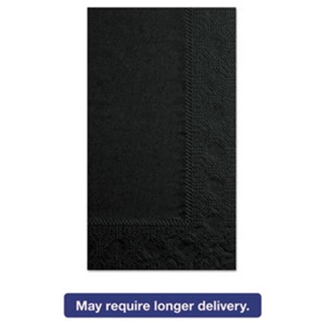 Hoffmaster 180513 Serviettes de Table 15 x 17 Po 2 Épaisseurs, Noir