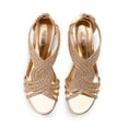thumbnail image 3 of DREAM PAIRS Womens Open Toe Espadrilles Dressy Platform Sandals Slip on Elastic Ankle Strap Wedges Sandals, 3 of 7