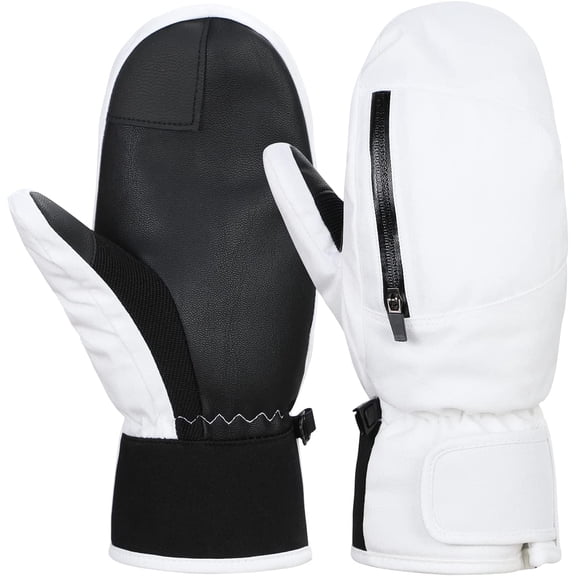 Ski Mittens for Women Men Waterproof Winter Snow Gloves Touchscreen Ski Gloves for Cold Weather Snowboard Snowmobile