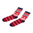 thumbnail image 4 of Christmas Parent-Child Stockings Tights Snowflake Santa Claus Print Pattern Family Matching Socks Adult Kid Warm Accessory, 4 of 5