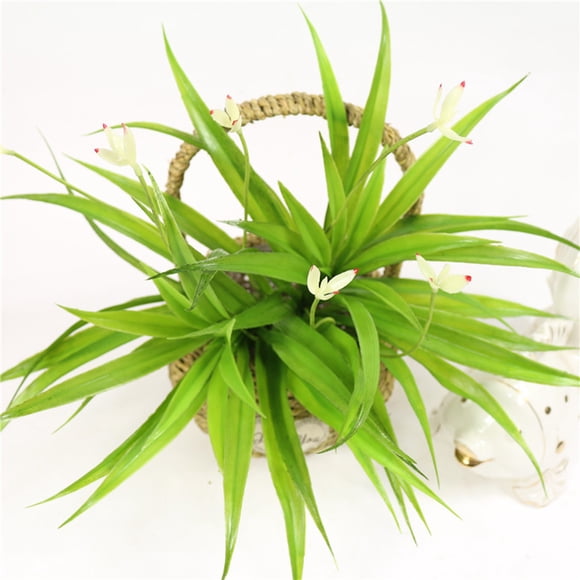 OUNONA Tropical Flowers Artificial for Decoration Green Silk Flower for Garden Decoration 1Pack