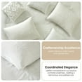 thumbnail image 6 of Nanshing Ines 7 Piece Chic Botanical Comforter Set, Beige, Queen, 6 of 6