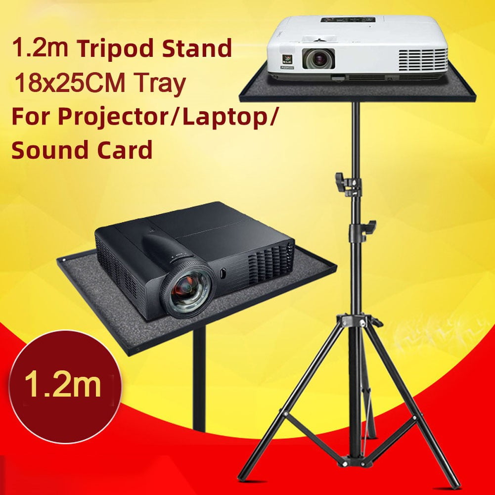 55/120/160Cm Adjustable Tripod Stand And Mount Bracket Tray For Projector Laptop