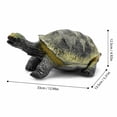 thumbnail image 3 of 13 Inch Giant Tortoise Toy, Soft Rubber Simulated Sea Animal Educational Figure, 3 of 9