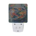 thumbnail image 5 of Yayeee LED Plug in Night Light for The Home with Auto Dusk to Dawn Light Sensors, 2 Pack, Green Goldfish, 5 of 6