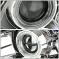 thumbnail image 6 of DNA Motoring For 92-00 Lexus SC300 SC400 LED DRL Halo Projector Headlight Lamp Pair JDM Chrome, 6 of 6