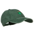 thumbnail image 5 of Pot of Gold Embroidered Washed Cotton Cap - Dk Green OSFM, 5 of 5