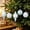 A, variant on Light Green Embossed Vintage Christmas Ball Ornament Set Shatterproof Hanging Baubles for Xmas Tree Decor