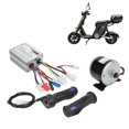thumbnail image 1 of Throttle Grip, Electric DC Motor Controller Set Low Noise 350W Universal  for Electric Scooter Motorcycle, 1 of 7