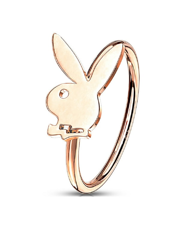 Playboy Bunny Stud Nose Ring