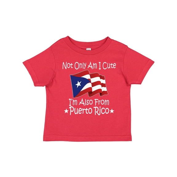 Inktastic Cute Puerto Rico Pride Boys or Girls Toddler T-Shirt