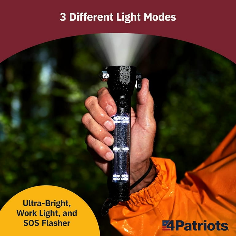 9 in 1 multi function led solar rechargeable flashlight Otdair Solar/Rechargeable Flashlight, Ultra Bright Flashlight, Emergency Strobe Light, USB-C Rechargeable, Survival Gear and Supplies, 5 Modes for Outdoor, Camping, Hiking, 2 Pack The LED flashlight has a focus ring for a narrow or wide beam and a reading lamp that lights a room E-SHIDAI Solar FlashlightSolar Powered Flashlight