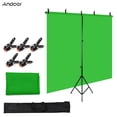 thumbnail image 1 of Photography background cloth,5 X 7ft With 5x7ft T-shaped Color Kit With Stand 5 Clamps Adjustable Stand 5 T-shaped Adjustable Stand Eryue Screen, 1 of 7