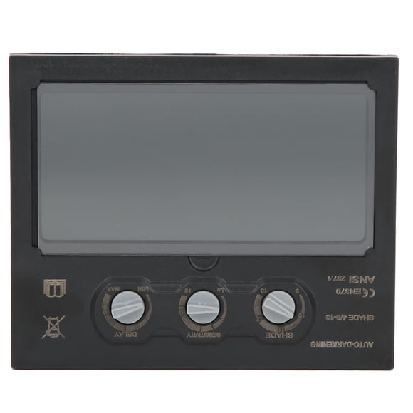Lente de soldadura con oscurecimiento automático solar LCD, placa de atenuación pequeña, lente de repuesto para casco de soldadura