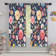 thumbnail image 5 of Blackout Kids Curtains,Pioneer Flower Floral Print Pattern Childrens Insulated Curtains Set Of 2,Bedroom Essentials,Toddler Room Decor 42"x63", 5 of 5