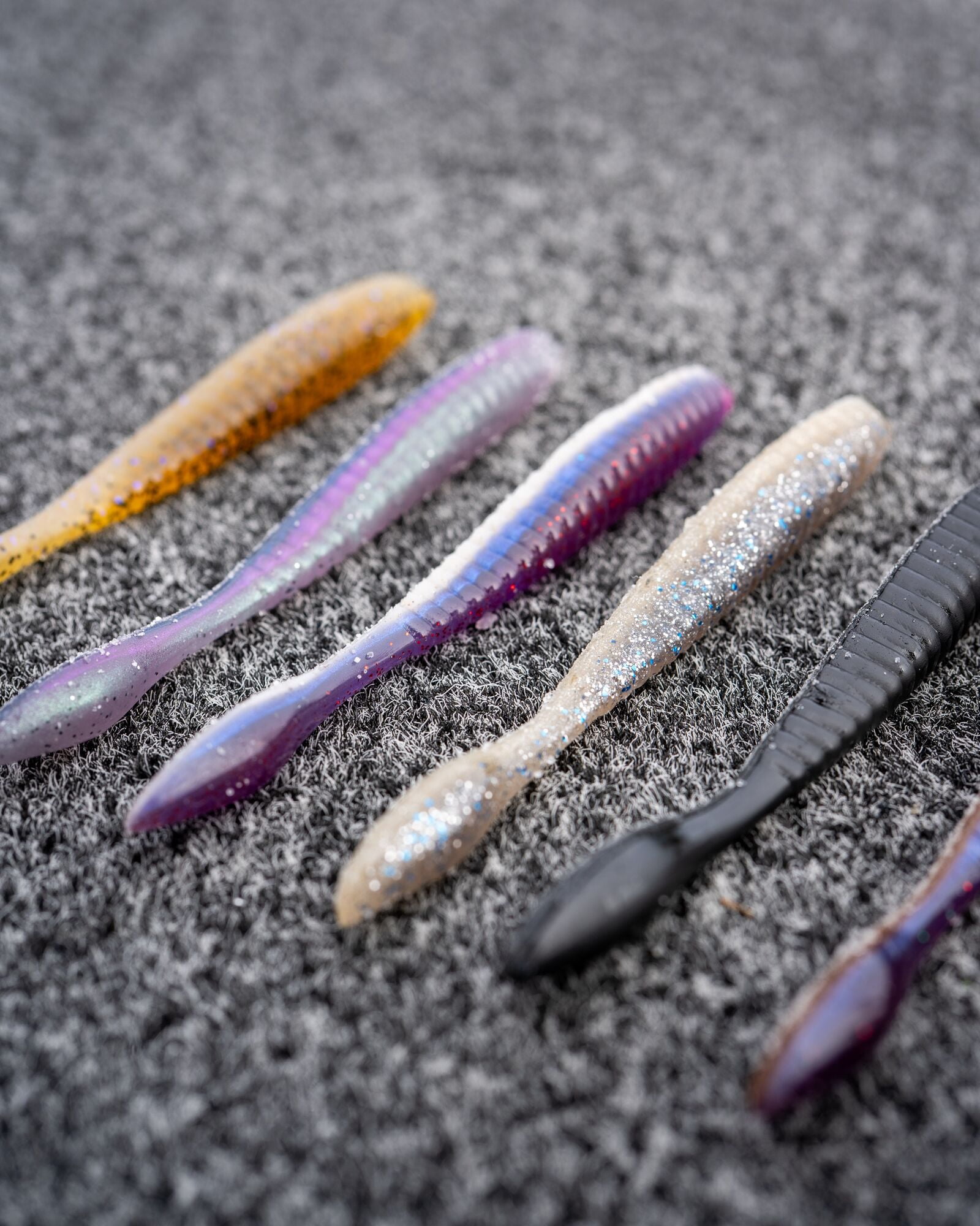 Berkley Lab Series™ Flat Worm, 3.6 in, Platinum Shad