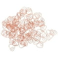 thumbnail image 4 of 100Pcs Paper Clip Iron Heart Shape Delicate Cute Paperclips Bookmark Clips for Office Crafts, 4 of 14