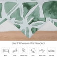 thumbnail image 6 of Abstract Color Blcok Flannel Blanket for Bed,Travel and Camping, Sage Green Modernism Watercolor Super Soft Cozy Blanket for All Seasons 60"x80", 6 of 7