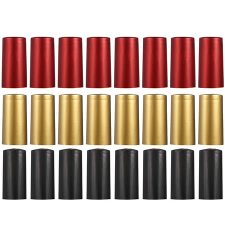

HEMOTON 60pcs Wine Bottle Caps Heat Shrink DIY Red Wine Bottles Sealing Capsules