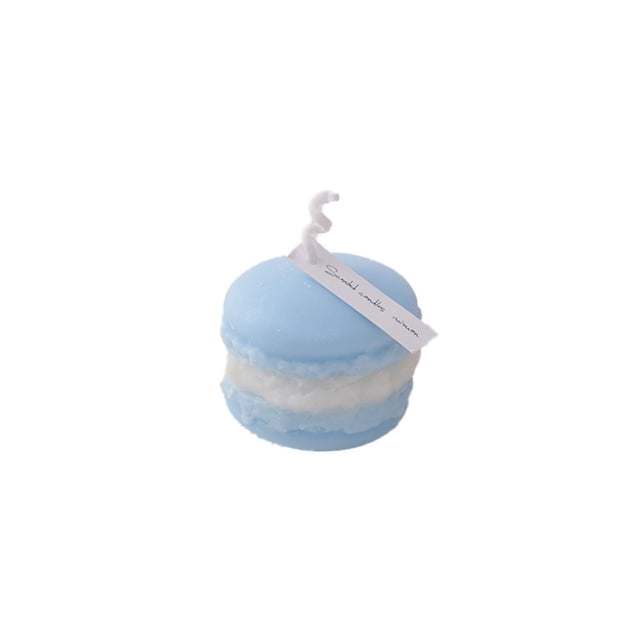 Macaron Scented Candles | Photography Props | DIY Birthday | Fragrant Candle For Home Parties & Relaxation Centerpiece Table for Wedding Small Candlestick Holders Glass Candle Holder Pillar Candle