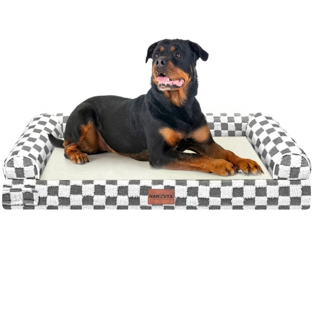 Cama para Perro NANUYA XXL Ortopédica 86x74 cm con Funda Impermeable