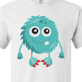 thumbnail image 4 of Inktastic Furry Monster, Blue Monster, Cute Monster, Silly T-Shirt, 4 of 5