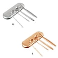 thumbnail image 4 of Vogacara Raspadores de lengua de acero inoxidable de 3 piezas con estuche de viaje Herramientas de eliminación de mal aliento Kit de mujeres Cuidado de Type5 NO5 Vogacara CE001387-02, 4 of 6