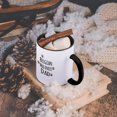 thumbnail image 5 of 3dRose, Belgian Malinois Dog Dad - doggie by breed - brown muddy paw prints - doggy lover - proud pet owner, 11oz Two-Tone Black Mug, 5 of 7