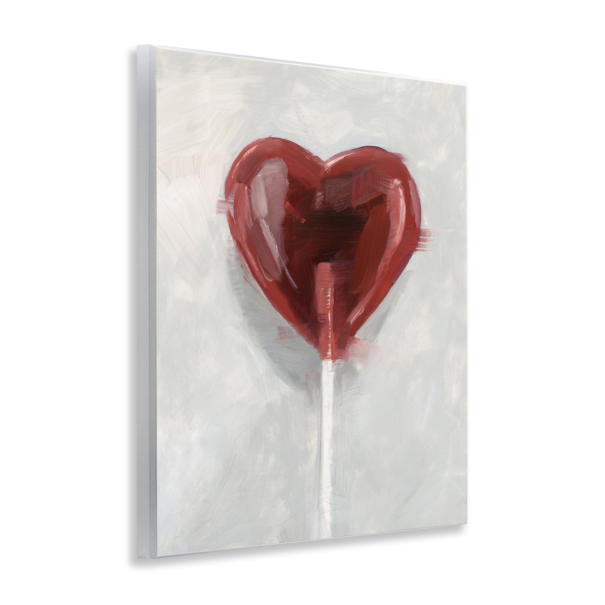 Stupell Industries Heart Shaped Lollipop Wall Plaque Art, design by Ethan Harper