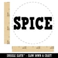 thumbnail image 2 of Spice Fun Text Self-Inking Rubber Stamp Ink Stamper - Red Ink - Small 3/4 Inch, 2 of 7