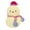 Pink, variant on Cute Mini Christmas Snowman LED Night Button Battery Powered Ideal for Bedroom Decoration