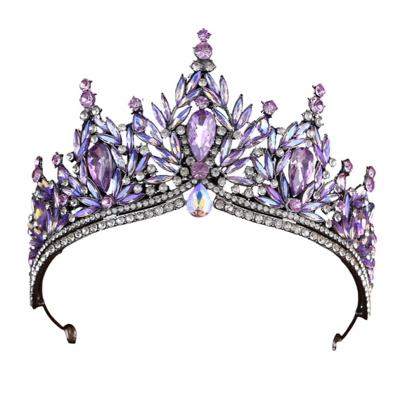 7829 Trendy Crystals and Rhinestones Tiaras for Women Festive Pageant Headwear