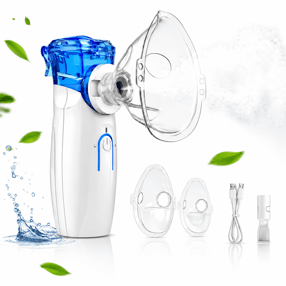 Portable Humidifier - 2.5 Micron Mist, Ultra-Quiet (<50dB), USB/Battery Powered for Travel, Home & Office