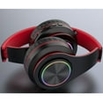 thumbnail image 4 of xgfhyjeh Wireless Bluetooth Headset, Noise Cancelling Over Ear Headphones for Sleep Gaming Running Workout Gym, Foldable Lightweight Memory Foam PC Headset With Mic, LED Light, 4 of 7